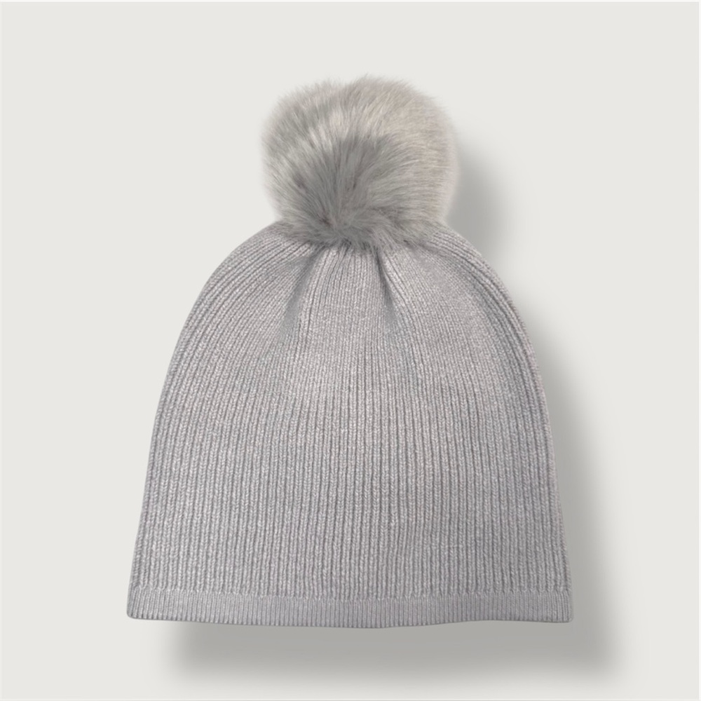 Sunday Best | Snow Day Beanie | Knit Pom Pom | Rib-knit | Faux-fur | Streetwear